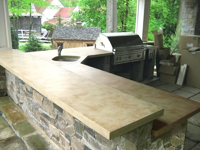 Concrete Outdoor Kitchen Counter Tops Freddie S Den
